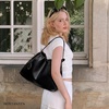 image:imageBOSTANTEN Slouchy Hobo Bag for Women Drawstring Crossbody Shoulder PurseBlack