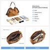 image:imageBOSTANTEN Slouchy Hobo Bag for Women Drawstring Crossbody Shoulder PurseBrown