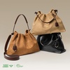 image:imageBOSTANTEN Slouchy Hobo Bag for Women Drawstring Crossbody Shoulder PurseBrown