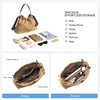 image:imageBOSTANTEN Slouchy Hobo Bag for Women Drawstring Crossbody Shoulder PurseCamel Brown