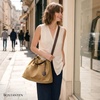 image:imageBOSTANTEN Slouchy Hobo Bag for Women Drawstring Crossbody Shoulder PurseCamel Brown