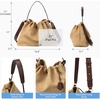 image:imageBOSTANTEN Slouchy Hobo Bag for Women Drawstring Crossbody Shoulder PurseCamel Brown