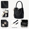 image:imageBOSTANTEN Small Crossbody Bags for Women Vegan Leather Purse Bucket bagBlack