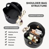 image:imageBOSTANTEN Small Crossbody Bags for Women Vegan Leather Purse Bucket bagBlack