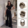 image:imageBOSTANTEN Small Crossbody Bags for Women Vegan Leather Purse Bucket bagCamel Brown