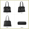 image:imageBOSTANTEN Work Tote Bag for Women Vegan Leather Vintage PurseBlack