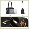 image:imageBOSTANTEN Work Tote Bag for Women Vegan Leather Vintage PurseBlack