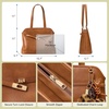 image:imageBOSTANTEN Work Tote Bag for Women Vegan Leather Vintage PurseBrown