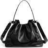 image:imageBOSTANTEN Slouchy Hobo Bag for Women Drawstring Crossbody Shoulder PurseBlack