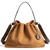 image:imageBOSTANTEN Slouchy Hobo Bag for Women Drawstring Crossbody Shoulder PurseBrown