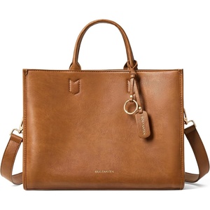 image:imageBOSTANTEN Handbags for Women Work Top Handle Purse Satchel BagsBrownpebble