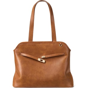 image:imageBOSTANTEN Work Tote Bag for Women Vegan Leather Vintage PurseBrown